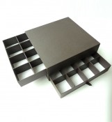 Recycle combination chocolate box (two drawers)