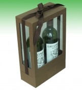 Elegant Hardboard Wine Bottles Box For Sale